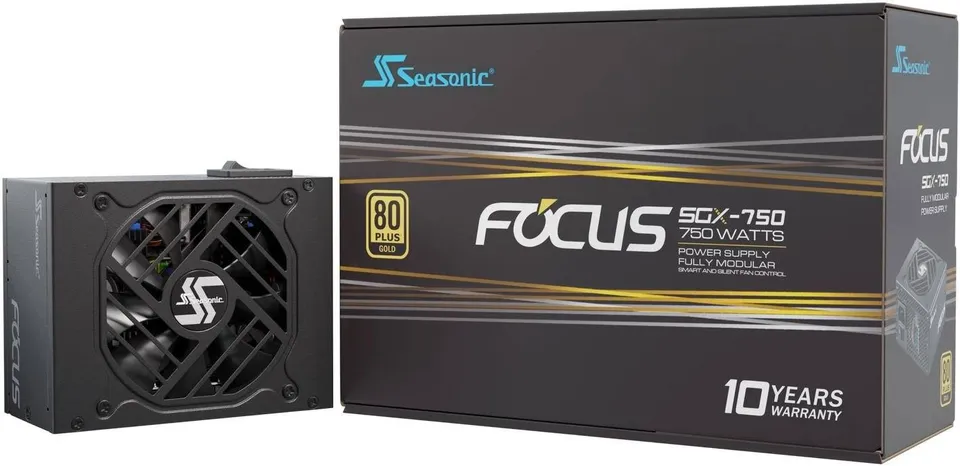 SEASONIC zdroj 750W FOCUS SGX-750, SFX, 80+ Platinum