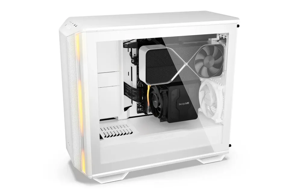 Be quiet! skříň DARK BASE 701 / MidT / bez zdroje / 3x140mm fan / ARGB / 1x USB-C + 2x USB3 / průhledná bočnice / bílá