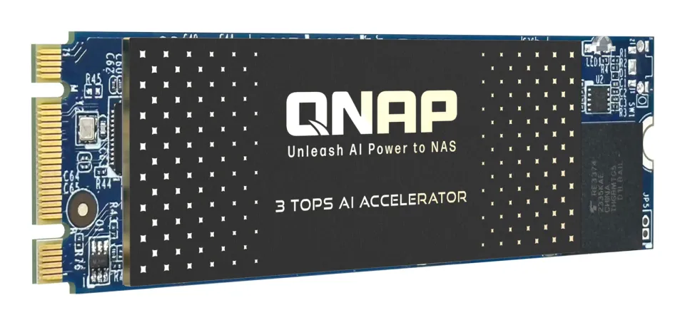 QNAP QAI-M100 - Rockchip RK1808 Cortex-A35 1.6GHz, 3 Tops NPU, M.2 2280 PCIe Gen2 x1 AI accelerator