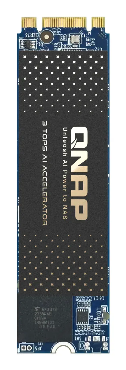 QNAP QAI-M100 - Rockchip RK1808 Cortex-A35 1.6GHz, 3 Tops NPU, M.2 2280 PCIe Gen2 x1 AI accelerator