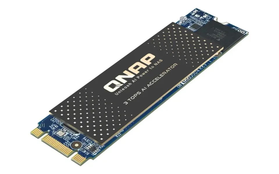 QNAP QAI-M100 - Rockchip RK1808 Cortex-A35 1.6GHz, 3 Tops NPU, M.2 2280 PCIe Gen2 x1 AI accelerator