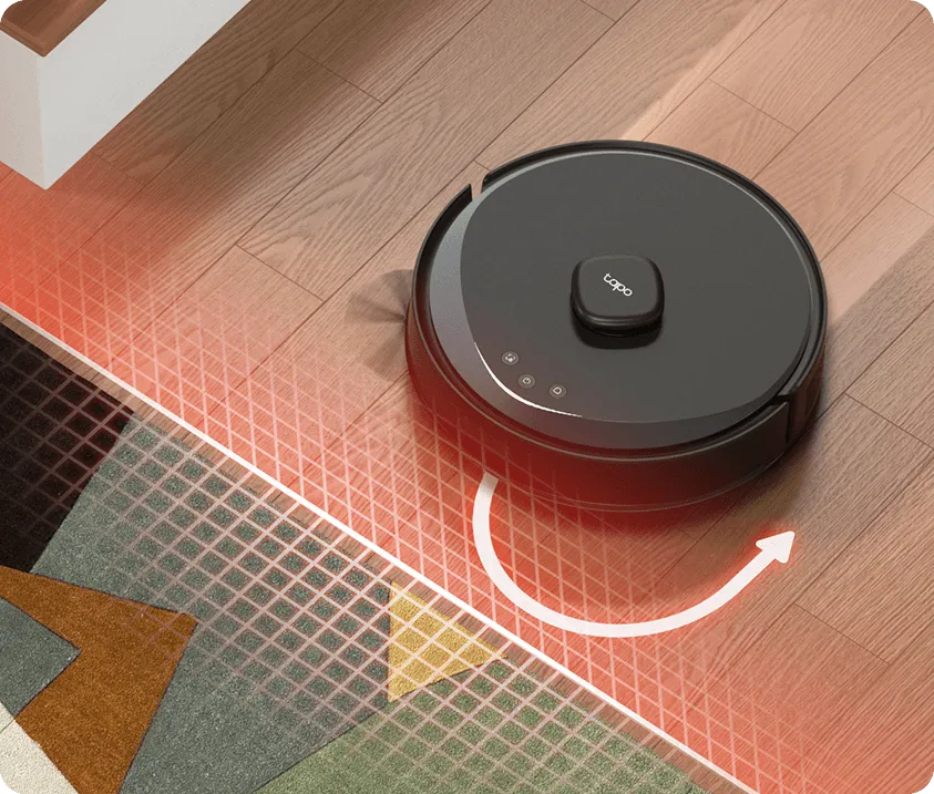 TP-Link TAPO RV30 MAX Robotický vysavač a mop s vysokým sacím výkonem 5300 Pa