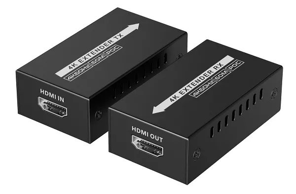 PremiumCord 4Kx2K@60Hz HDMI2.0 extender na 60m přes jeden kabel Cat6/6a/7 (khext60-13)