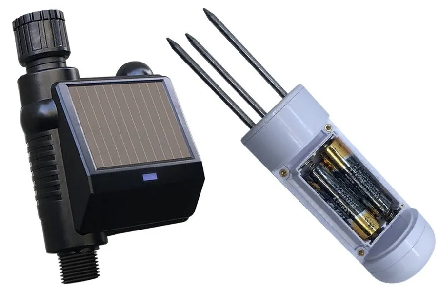 IMMAX NEO SMART zavlažovací ventil se solárním panelem + čidlo půdní vlhkosti, Zigbee, TUYA