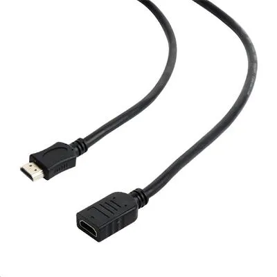 GEMBIRD Kabel HDMI-HDMI 3m, 1.4, M/F stíněný, zlacené kontakty, prodlužovací, če