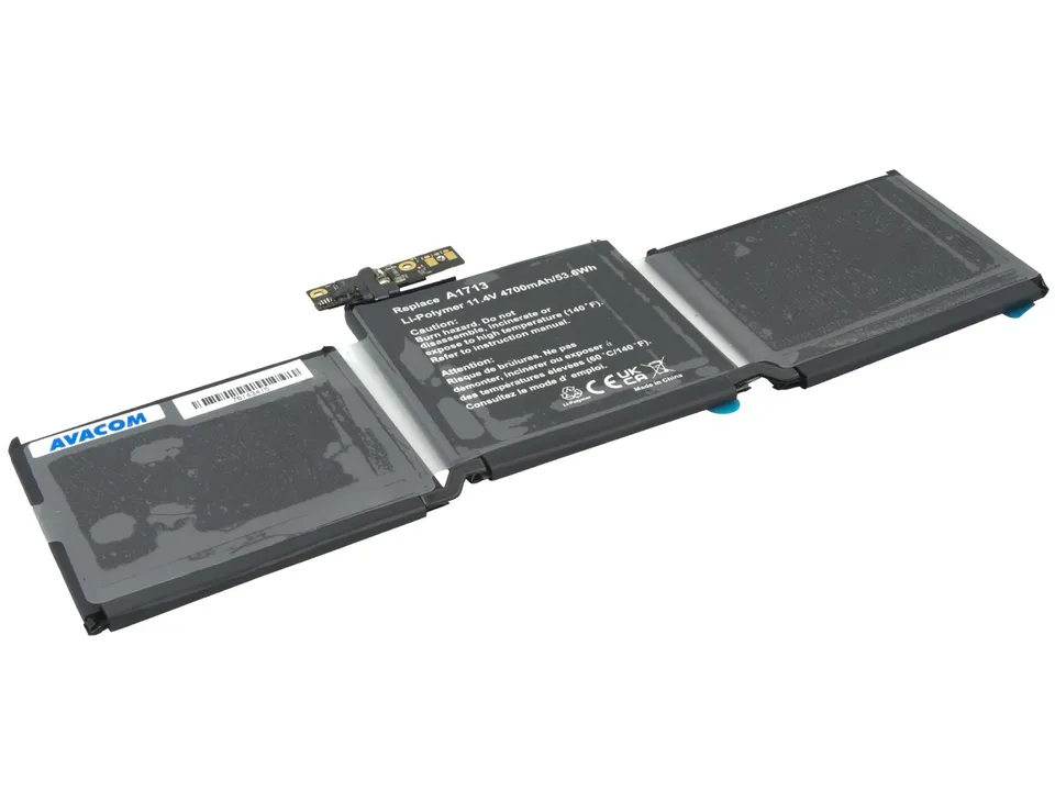 AVACOM Náhradní baterie Apple MacBook Pro 13" A1708 Li-Pol 11,4V 4700mAh 54Wh -