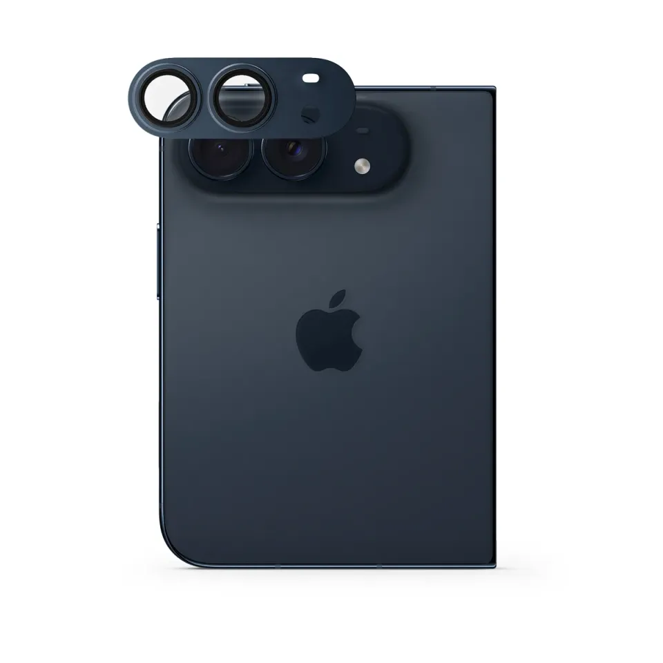 Epico Aluminium AntiReflective Lens iPhone Duo tmavě modrá