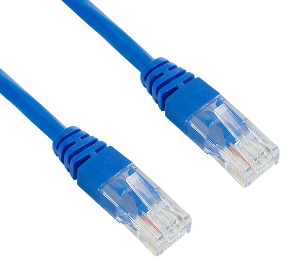 XtendLan Patch kabel Cat5e UTP 0,25m modrý