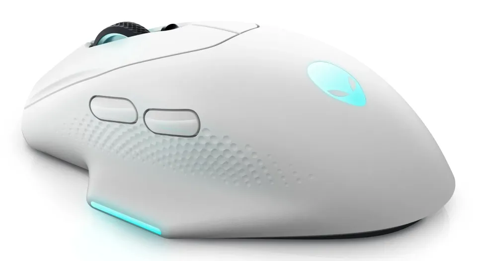 DELL myš Alienware Wireless Gaming Mouse AW620M / bezdrátová/ stříbrná