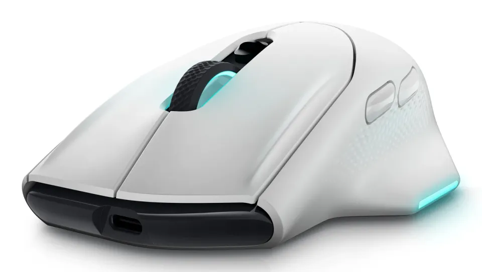 DELL myš Alienware Wireless Gaming Mouse AW620M / bezdrátová/ stříbrná