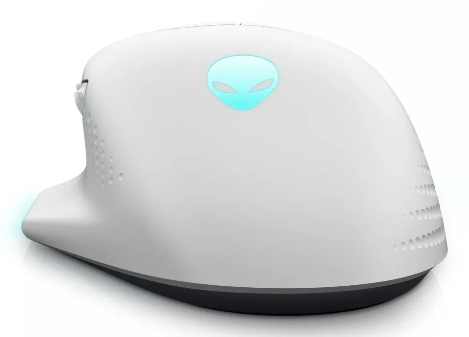 DELL myš Alienware Wireless Gaming Mouse AW620M / bezdrátová/ stříbrná