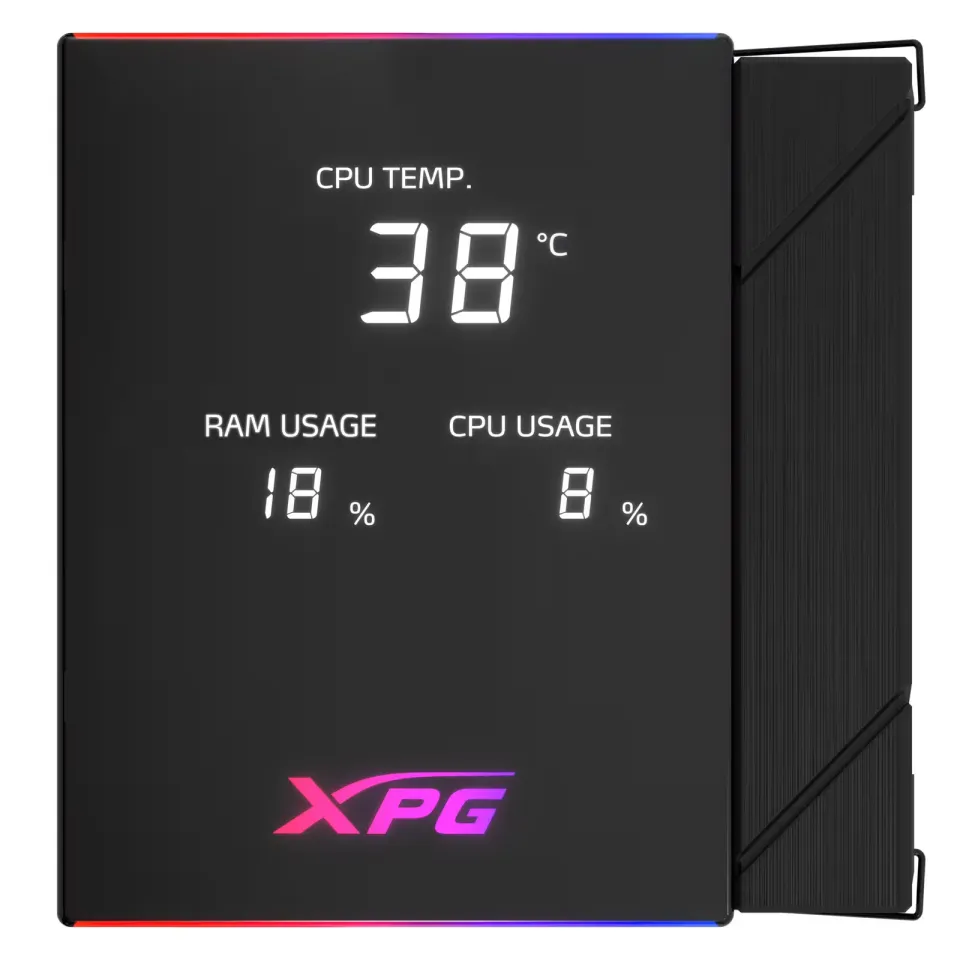 ADATA XPG Chladič CPU MAESTRO PLUS 62DA, 2x120 mm, ARGB, LGA 1851, AM5, černá