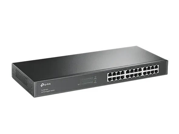 TP-Link switch TL-SG1024 (24xGbE, fanless)