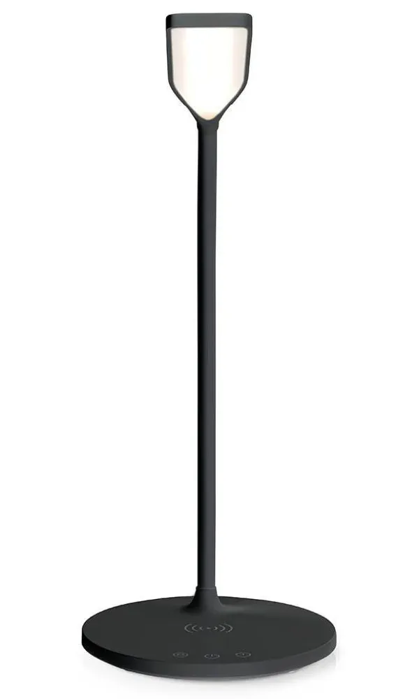 Nedis LTLGQ4M2BK - LED lampička s bezdrátovou nabíječkou | Stmívač | 15 W | S tl
