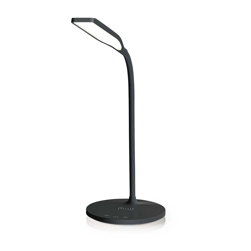 Nedis LTLGQ4M2BK - LED lampička s bezdrátovou nabíječkou | Stmívač | 15 W | S tl