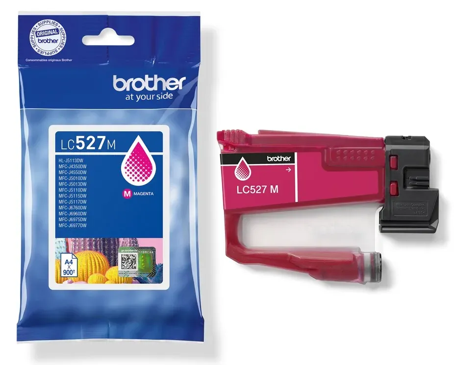 Brother LC527M (inkoust magenta, 900 str.)