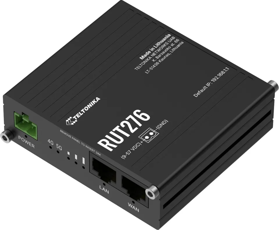 Teltonika RUT276 Průmyslový 5G Wi-Fi Router