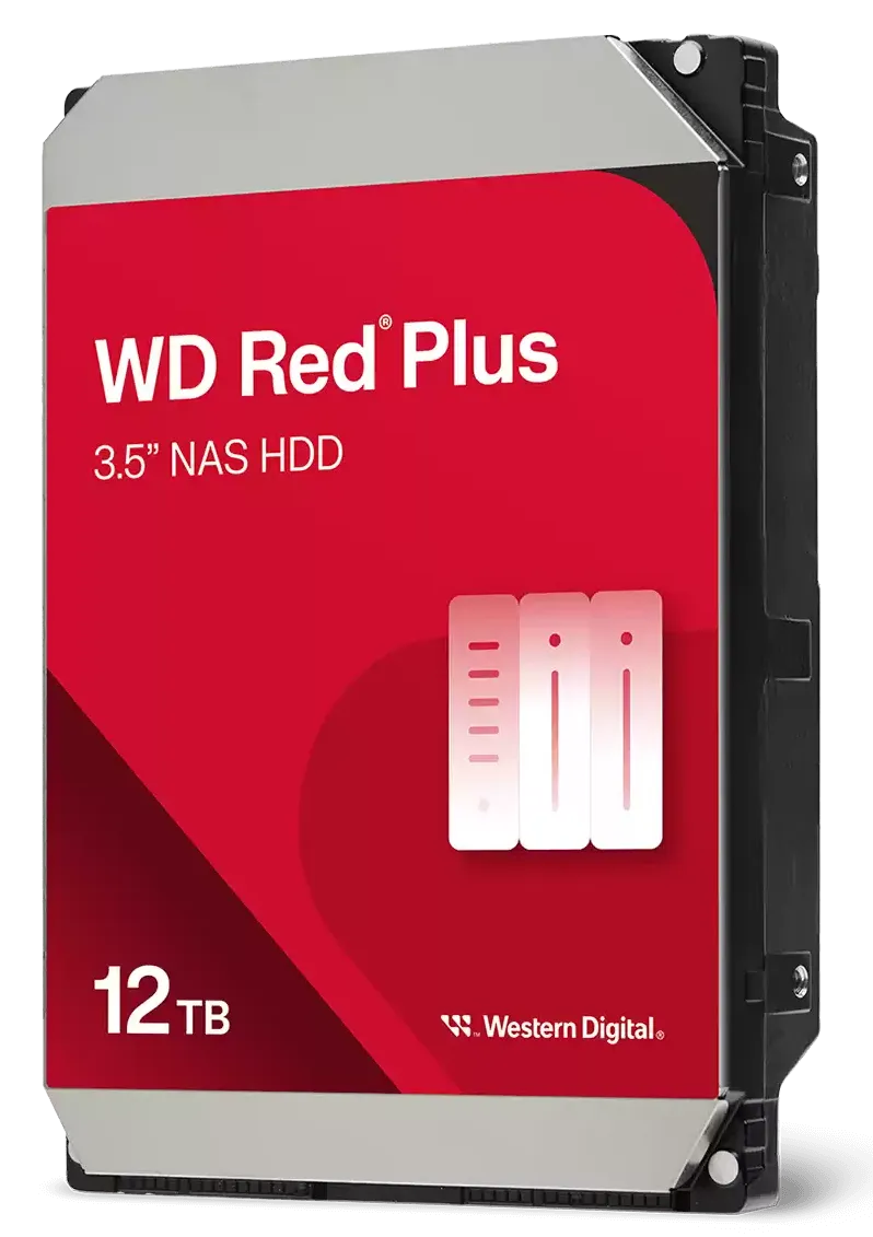 WD RED PLUS NAS WD120EFGX 12TB SATAIII/600 512MB cache, 260MB/s, CMR