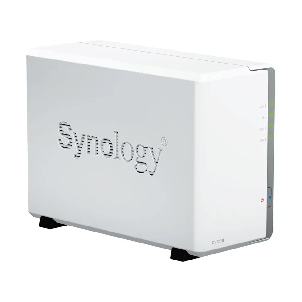 SYNOLOGY DS223J Disc Station datové úložiště (pro 2x HDD, cpu Realtek RTD1619B, 1GB DDR4 RAM, NAS)