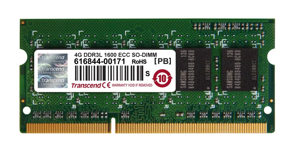 Transcend paměť SODIMM DDR3 4GB 1600MHz, 1Rx8, CL11