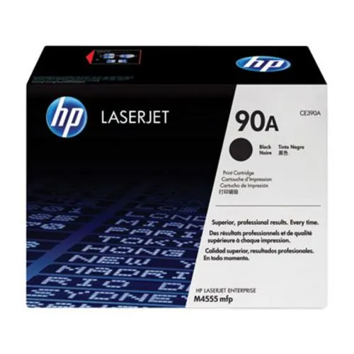 HP CE390A originální toner černý č.90A malý 10000str. (LJ M4555, M601, M602, M603)