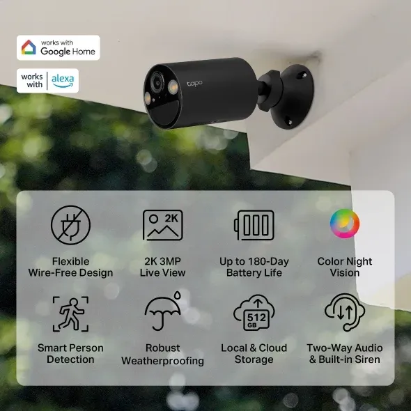 TP-Link Tapo C411 Bateriová venkovní bezpečnostní kamera