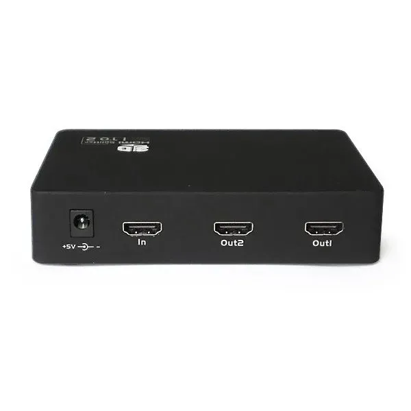 PremiumCord HDMI splitter 1-2 porty kovový s napájením, 4K, FULL HD, 3D