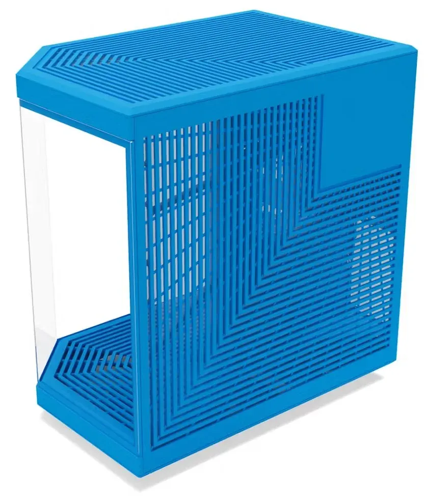 HYTE skříň Y70 Blueberry Milk / levé a přední sklo / Riser PCIe 4.0 / bez zdroje / 1x USB-C / 2x USB-A