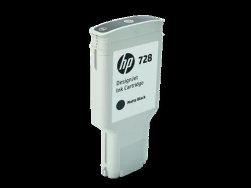 HP F9J68A náplň č.728 matná černá velká 300ml matt black (designjet T830, T730)