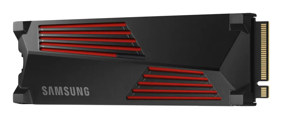SAMSUNG 990 PRO 1TB (s chladičem) PCIe 4.0 NVMe SSD M.2 PCIe 4.0 x4 NVMe 2.0 (čtení max. 7450MB/s, zápis max. 6900MB/s)