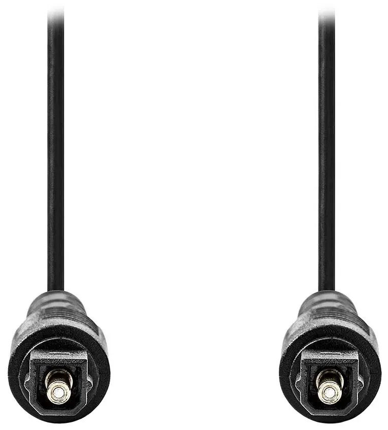 NEDIS optický audio kabel/ TosLink zástrčka - TosLink zástrčka/ černý/ bulk/ 2m