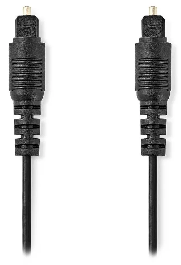 NEDIS optický audio kabel/ TosLink zástrčka - TosLink zástrčka/ černý/ bulk/ 2m