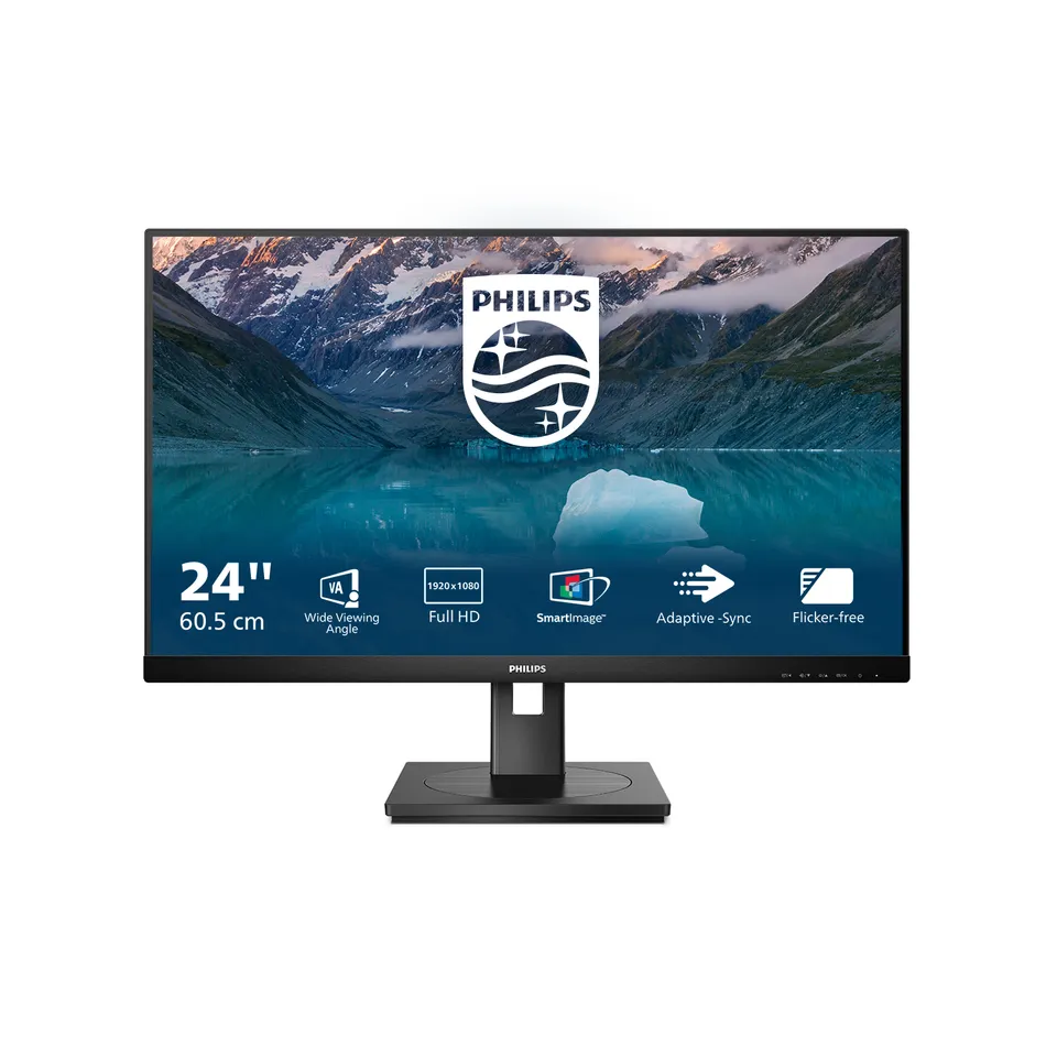 Philips LCD 242S9JML 23,8" VA/1920x1080@75Hz/4ms/300cd/VGA/DVI/HDMI/DP/4xUSB/Rep