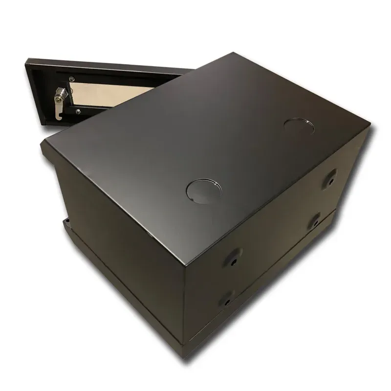 10" rack jednodílný 4U/280 DATACOM černý Skl.dv.