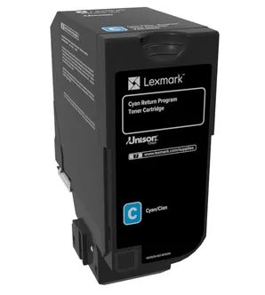 Lexmark CX725 Cyan High Yield Return Programme Toner Cartridge - 16 000 stran