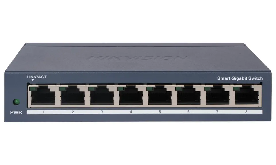 Hikvision DS-3E1508-EIV2 - Smart Switch 8x Gb port RJ-45