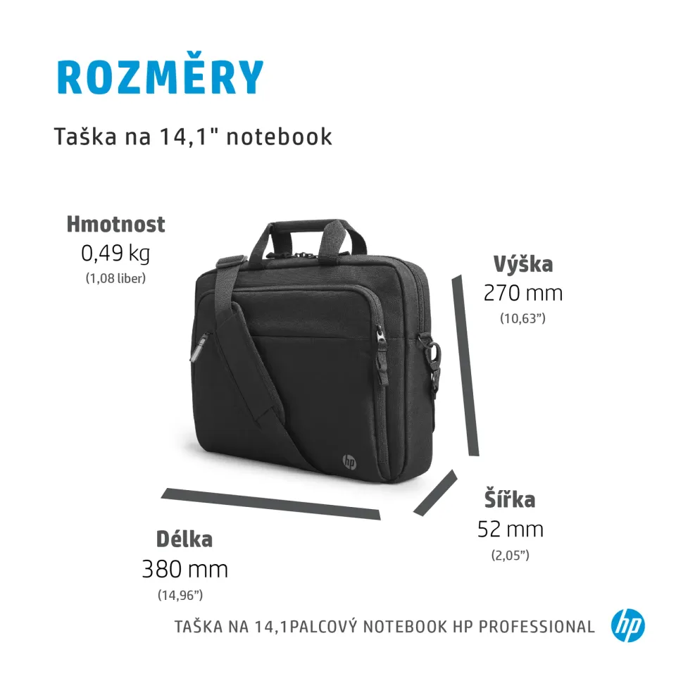 HP Renew Business Topload 14.1" - taška na NTB 14.1"