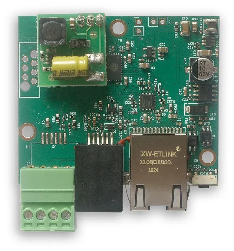TINYCONTROL LK4mini Modbus + I2C/1-Wire + držák na DIN lištu