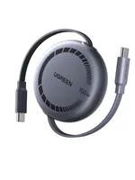 UGREEN navíjecí kabel USB-C, 1m, stříbrná