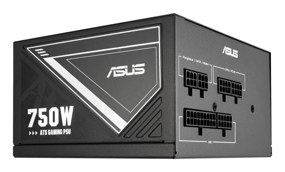 ASUS zdroj 750W ATS Gold, 120mm, Plně modulární, 80 Plus Gold