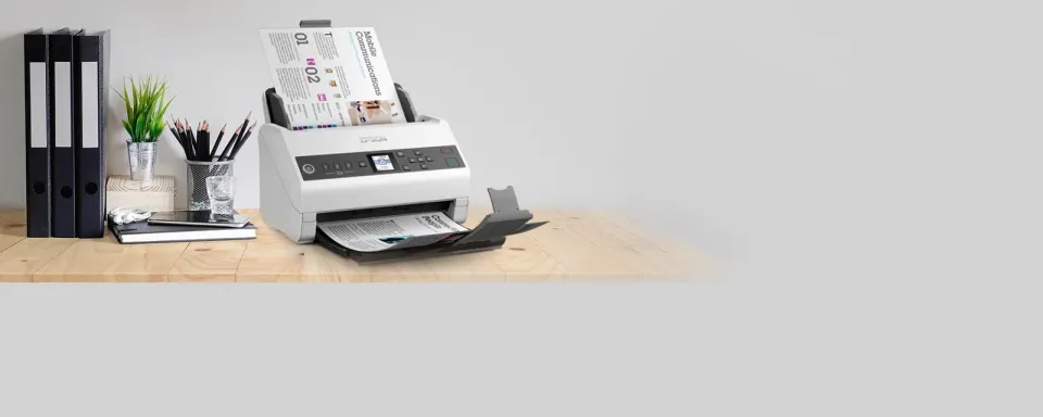 EPSON skener WorkForce DS-730N - A4/600x600dpi/USB3.0/LAN/DADF