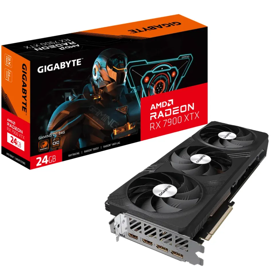 GIGABYTE VGA AMD Radeon RX 7900 XTX GAMING OC 24G, RX 7900 XTX, 24GB GDDR6, 2xDP