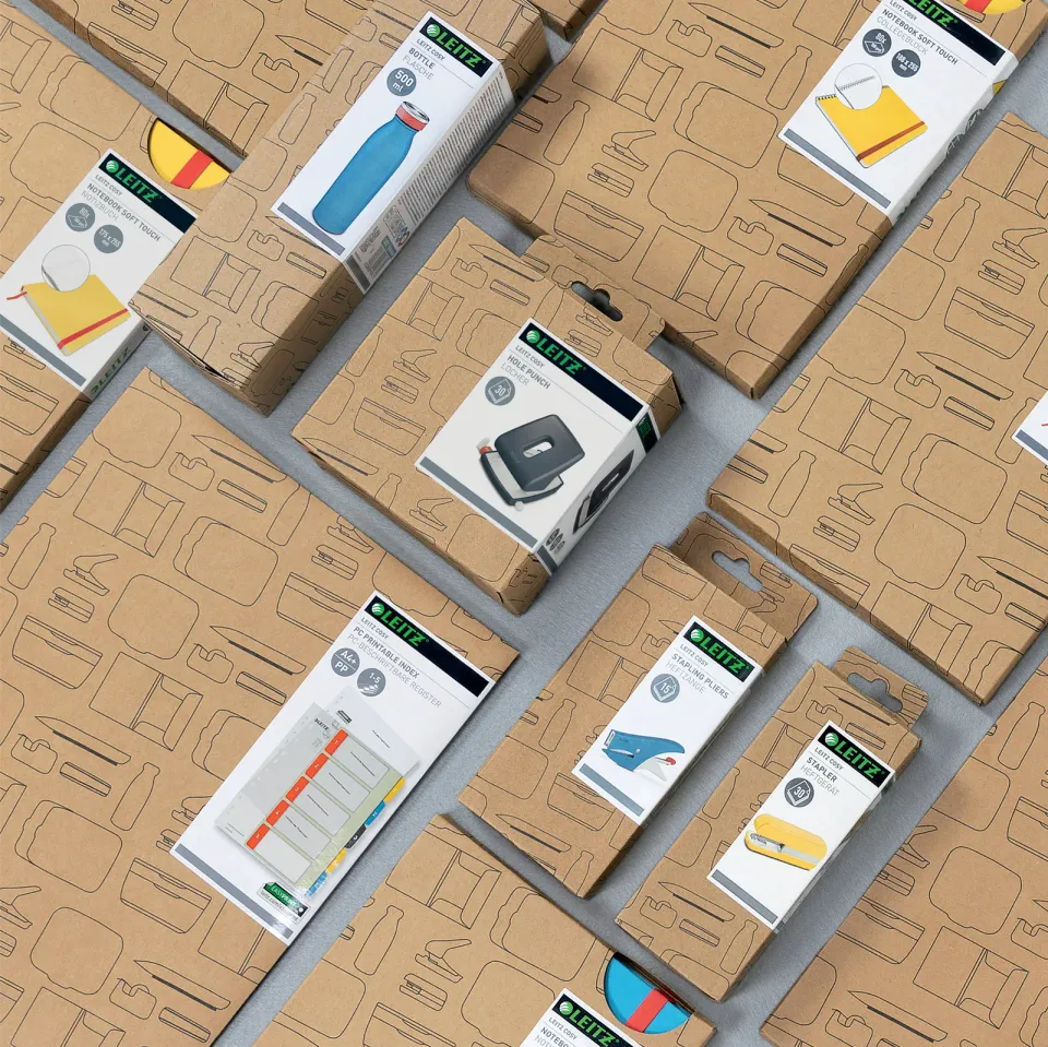 LEITZ Úložný box s víkem MyBox Cosy + Organizér s držadlem, velikost S, teplá ž