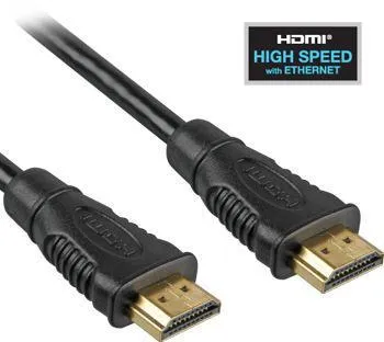 PremiumCord HDMI High Speed + Ethernet kabel, zlacené konektory, 25m