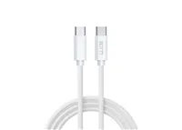 WG - Datový kabel Type-C na Type-C, 1 metr, 3 A, bílá