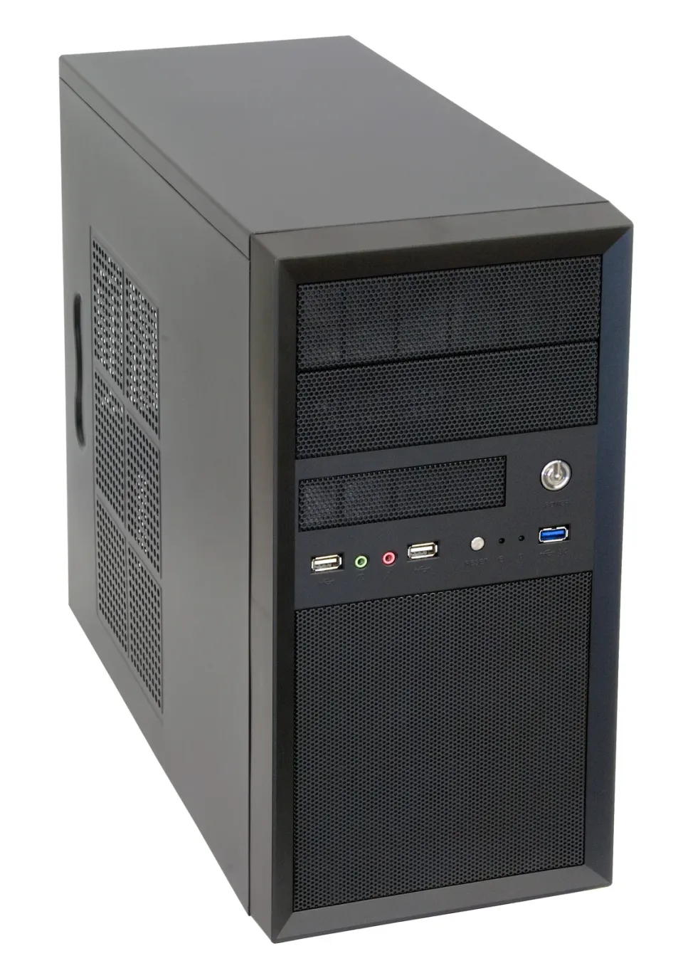 CHIEFTEC skříň Mesh Series/uATX, CT-01B, Black, USB 3.0