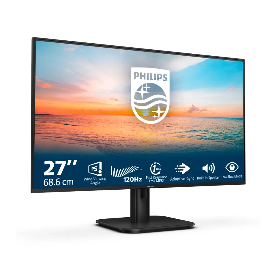 Philips LCD 27E1N1200A 27" IPS/1920x1080@120Hz/1ms/300cd/VGA/HDMI/DP/Repro/VESA