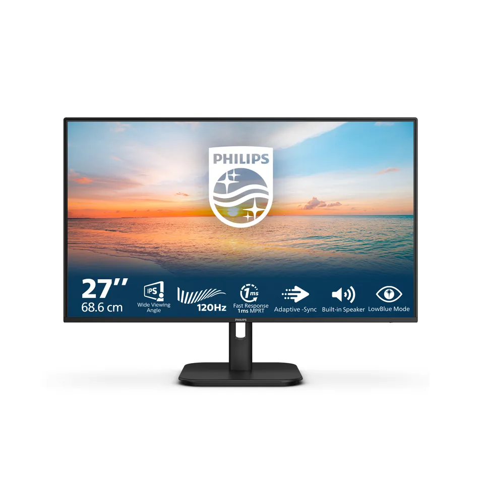Philips LCD 27E1N1200A 27" IPS/1920x1080@120Hz/1ms/300cd/VGA/HDMI/DP/Repro/VESA