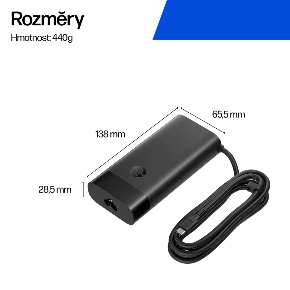 HP USB-C 140W LAPTOP CHARGER EURO