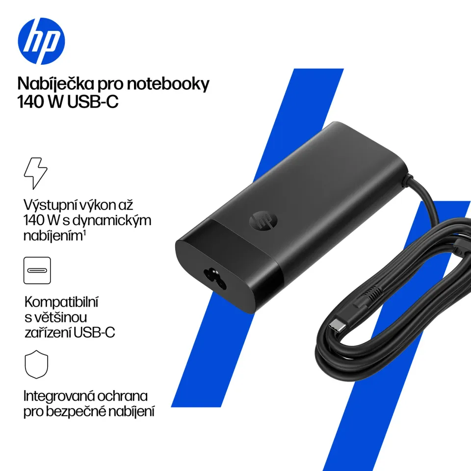 HP USB-C 140W LAPTOP CHARGER EURO